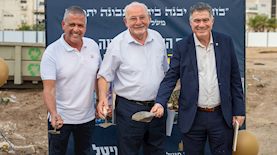 הנחת אבן הפינה לפרויקט, צילום: עמית אוזנה